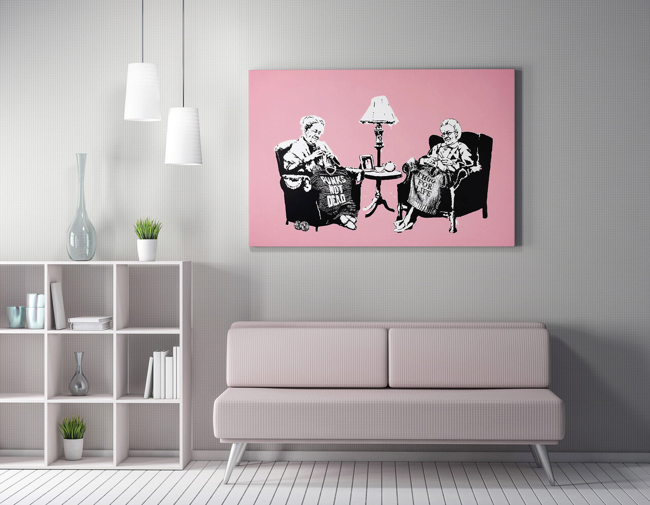 Tablou decorativ, WY141 (50 x 70), Canvas imprimat, Multicolor - imagine 5